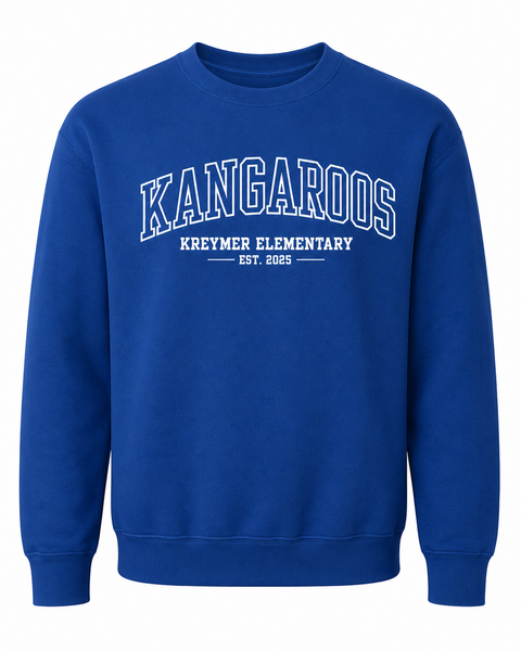 KE Kangaroos Est 2025 Crewneck (Adult)