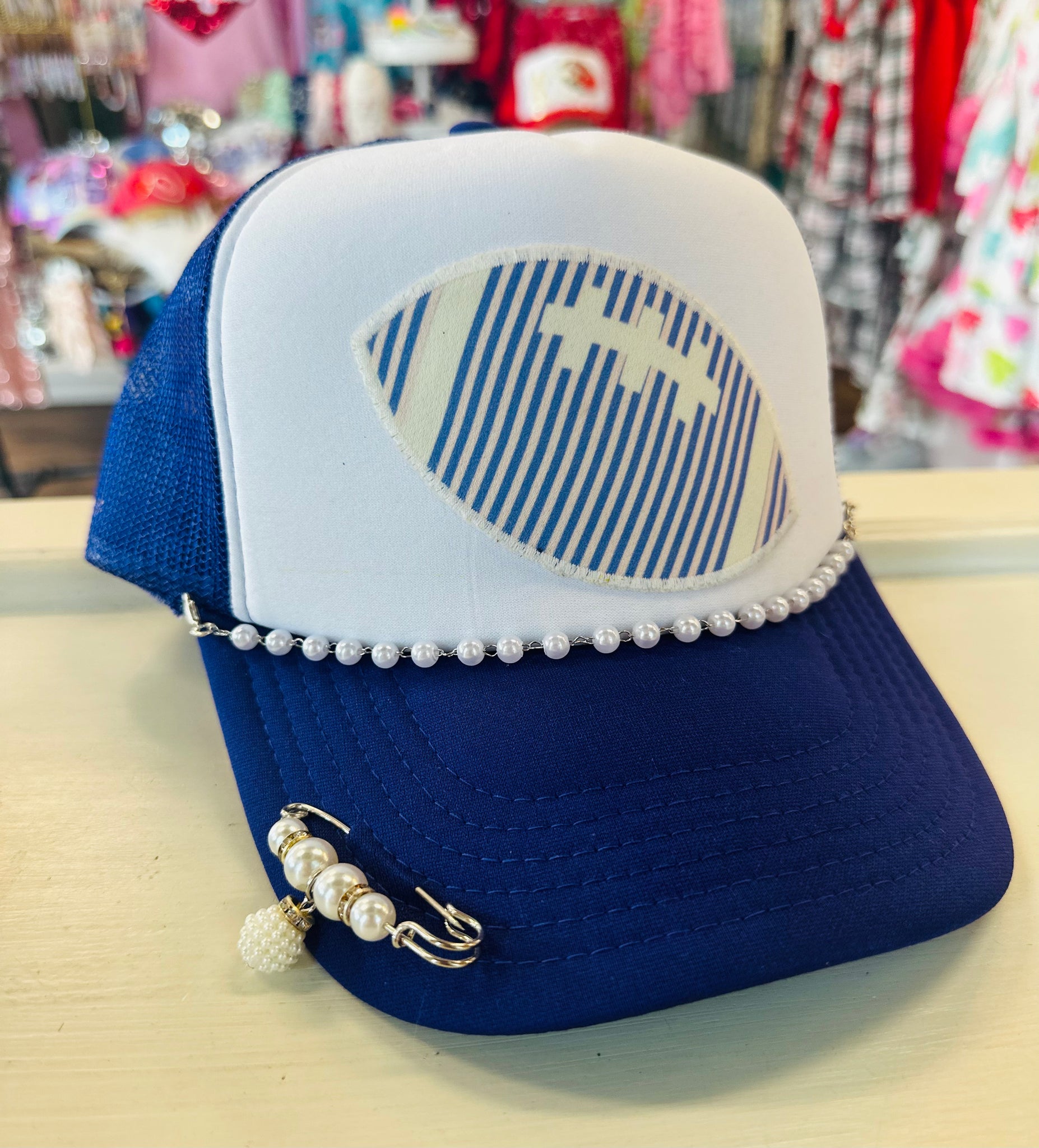 Purple Football Hat