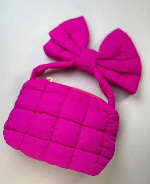 Bow Puffer Bag