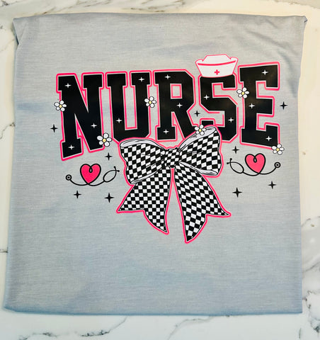 Nurse Bow Tee