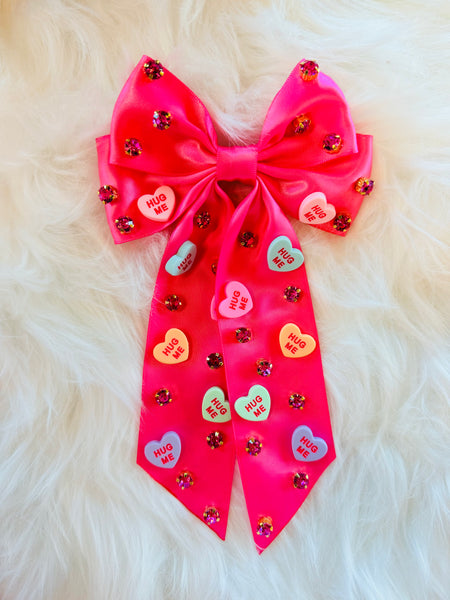 Conversation Heart Hair Clip