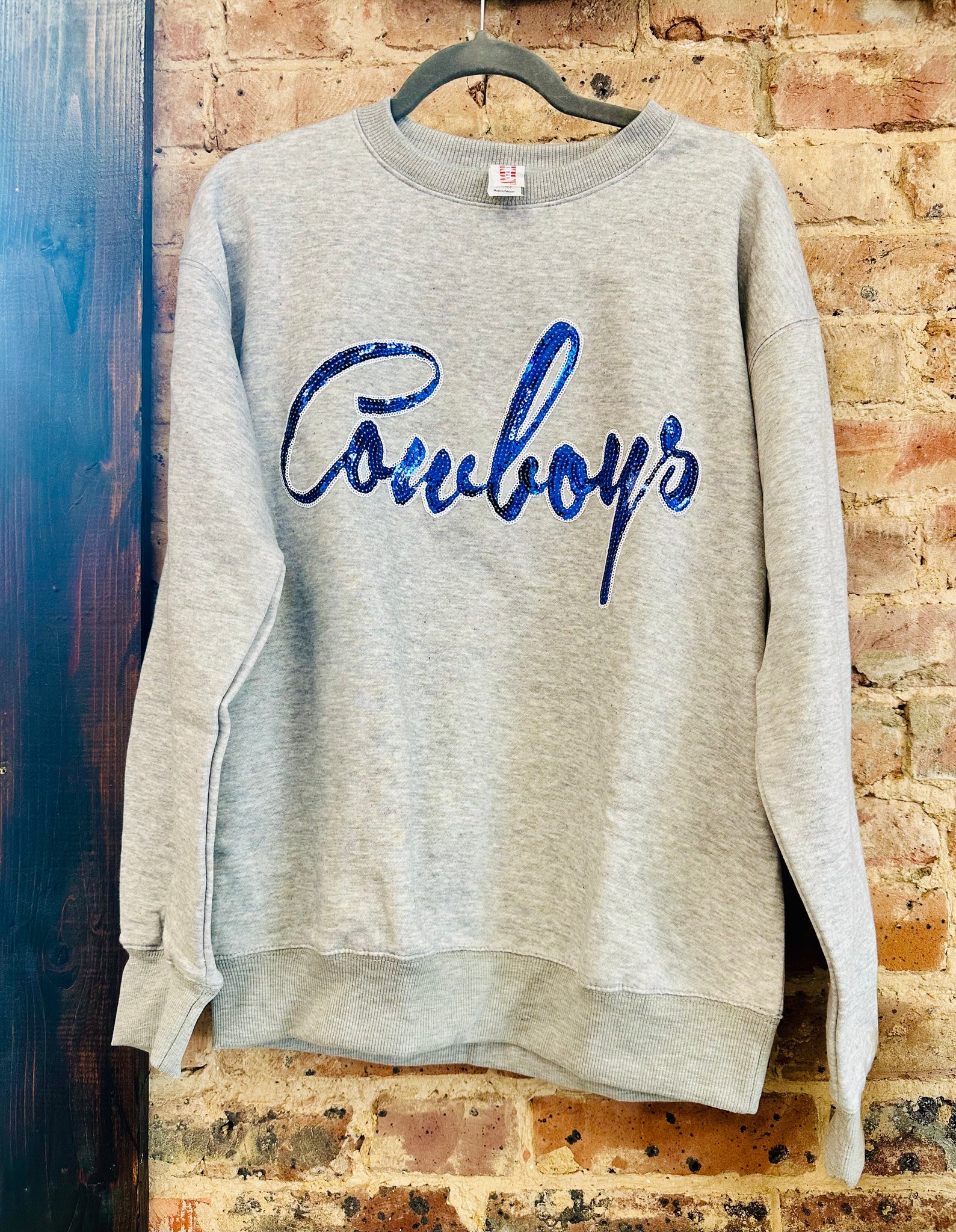 Cowboys Sequin Sweatshirt