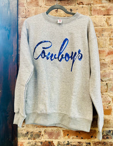Cowboys Sequin Sweatshirt