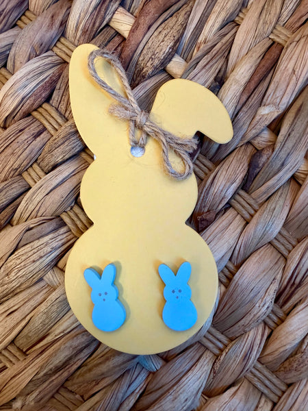 Marshmellow Bunny Stud Earrings