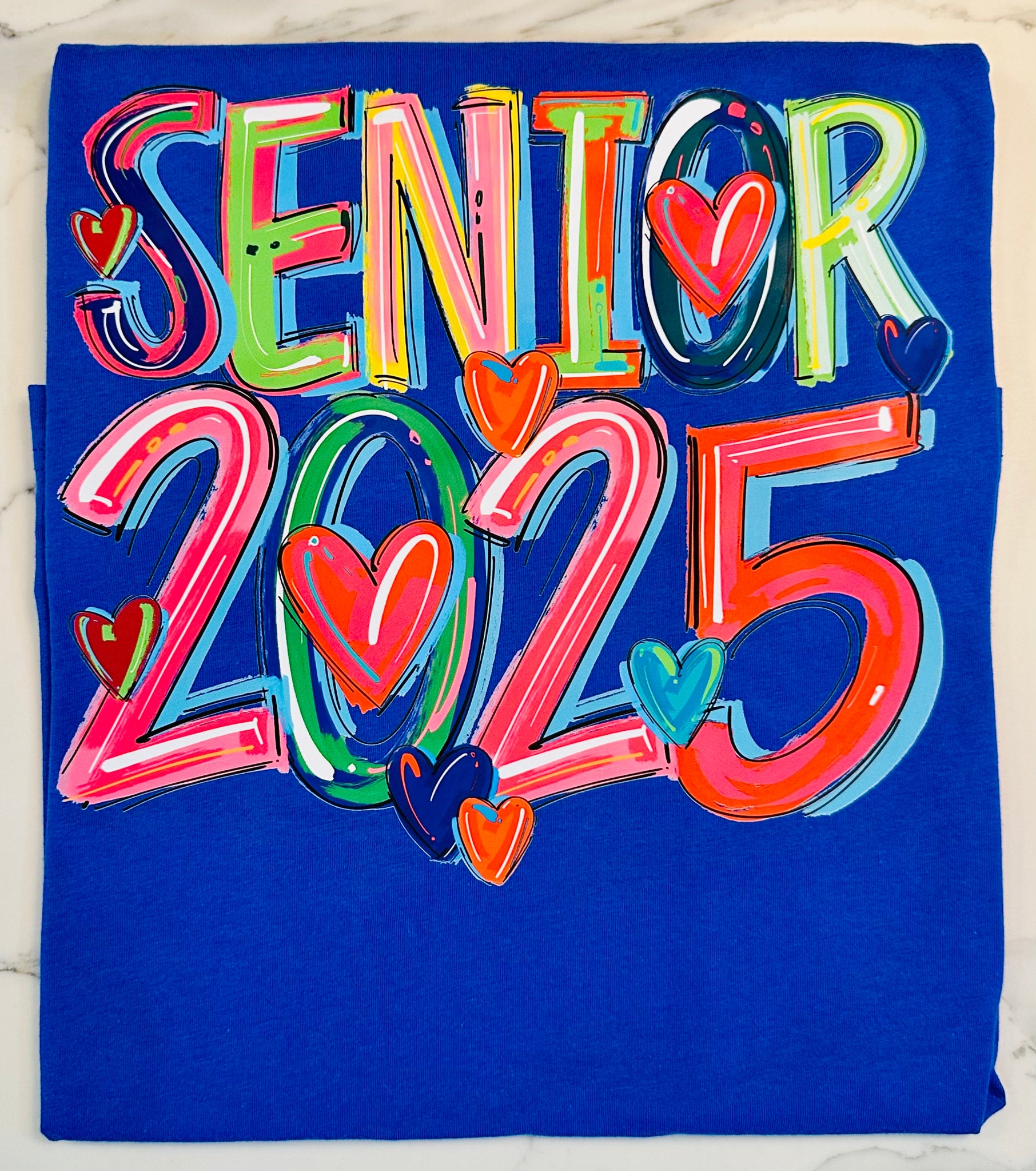 Blue Senior 2025 Tee