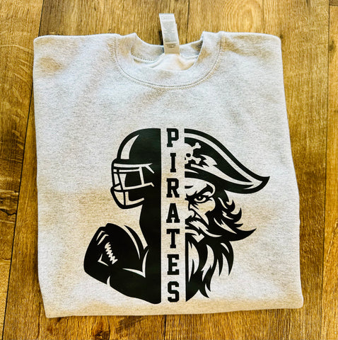 WH Pirates Football Crewneck IBoys)