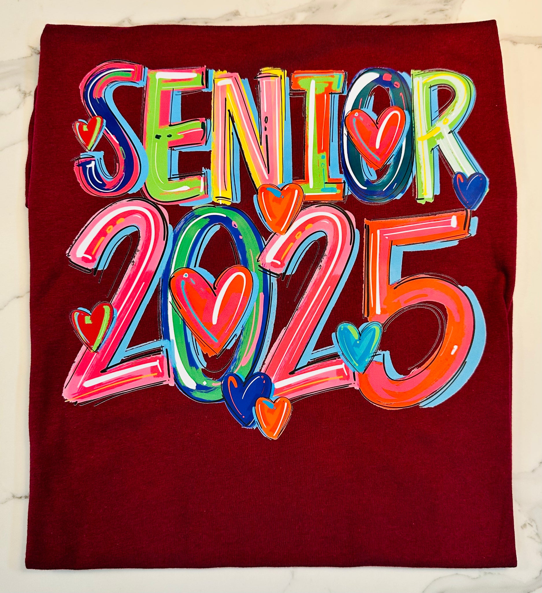 Maroon Senior 2025 Tee