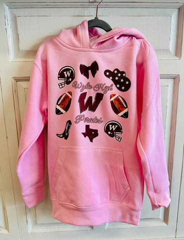 Pirates Football Hoodie (Girls)