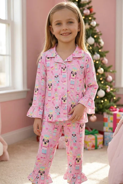 Pink Nutcracker PJ Set