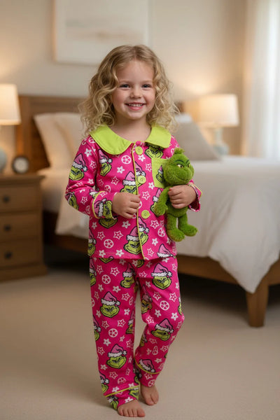 Boujee Grinch PJ Set