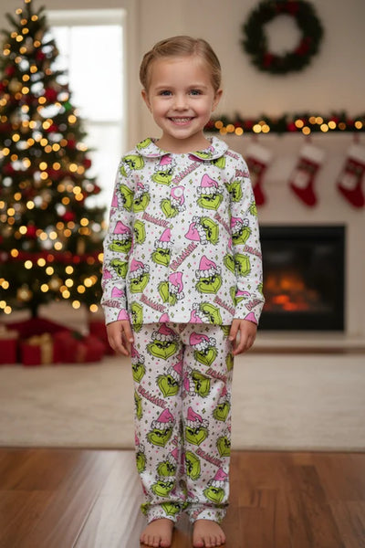 Dramatic Grinch PJ Set