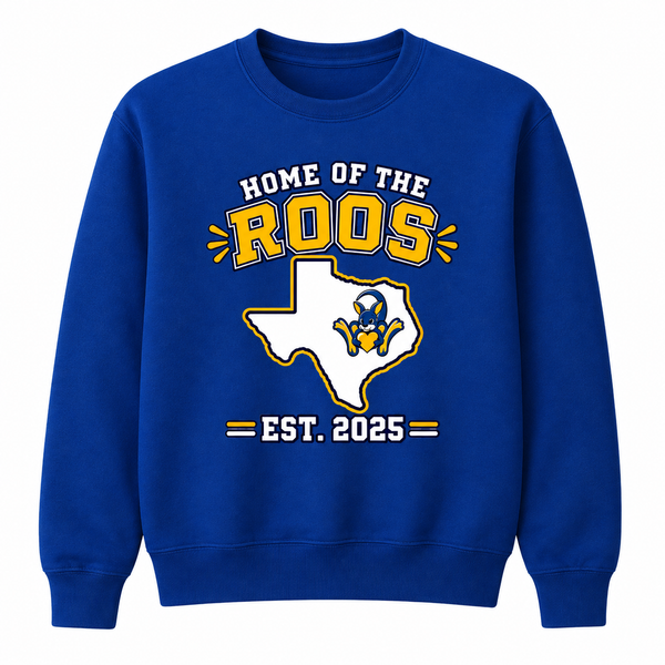 KE Home of the Roos Crewneck (Youth)