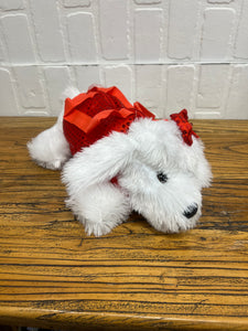 Puppy Sequin Zip Bag