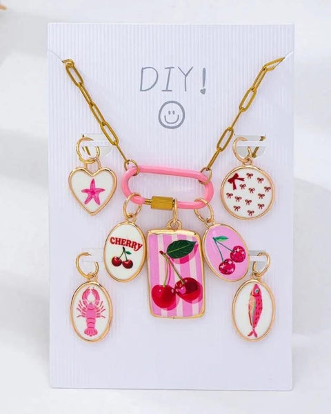 DIY Interchangeable Charm Necklace