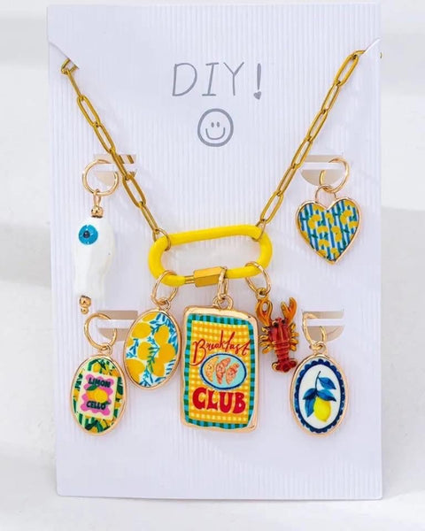 DIY Interchangeable Charm Necklace