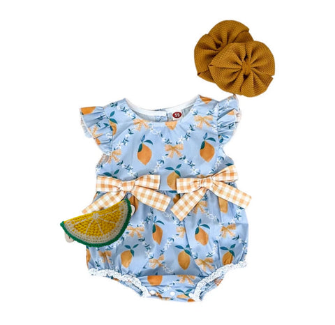 Lemon Spring Romper