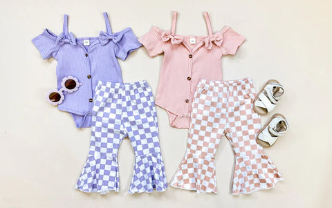 Claire Checkered Bells Set
