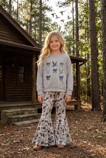 Duck & Bow Camo Bells Set