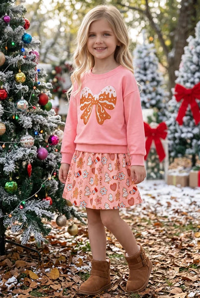 Ginger Cookie Skort Set
