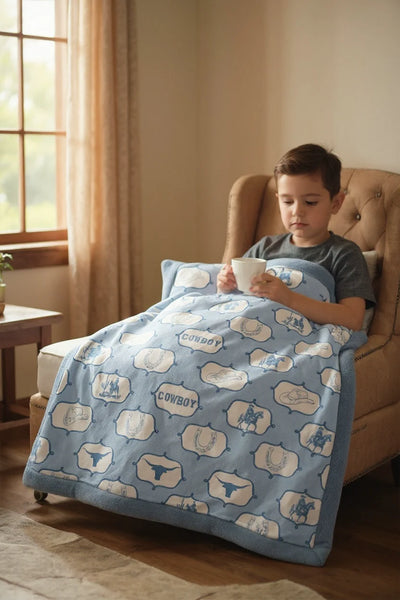 Western Cowboy Blanket