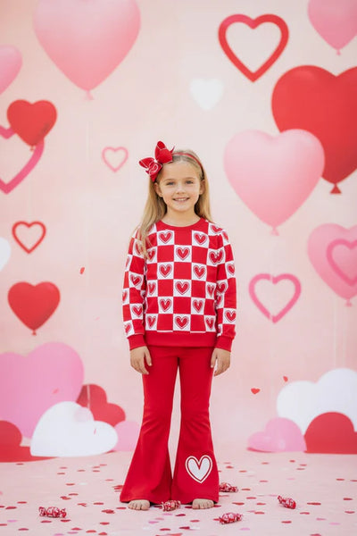 Heart Checker Bells Legging Set
