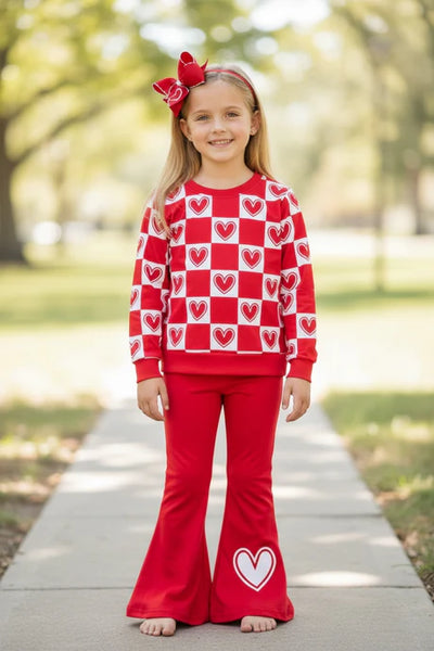 Heart Checker Bells Legging Set