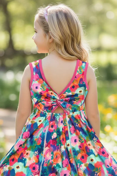 Spring Floral Athletic Skort