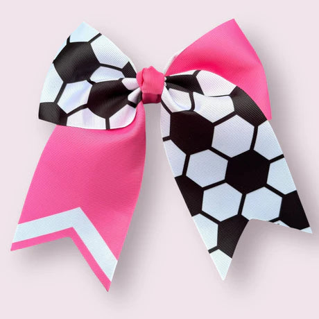 Soccer Hair Bows