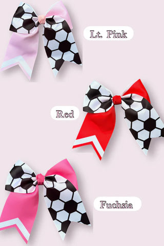 Soccer Hair Bows