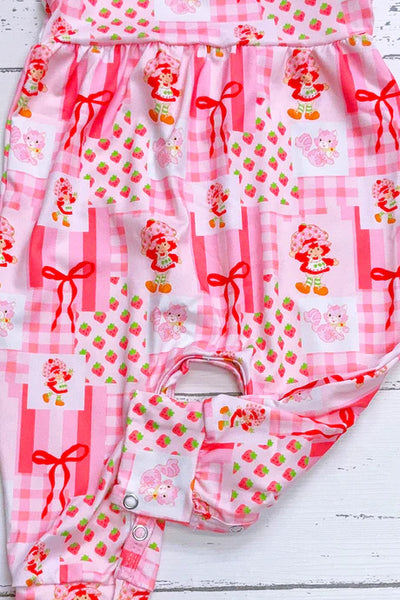 Strawberry Coquette Romper
