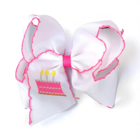 Birthday Cake Hair Bow
