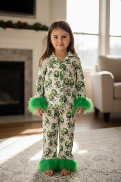 Furry Grinch PJ Set