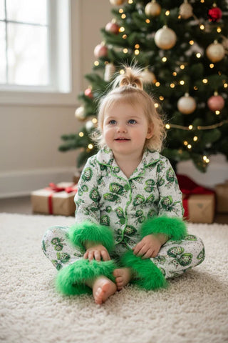 Furry Grinch PJ Set