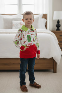 Grinch Zip Sweater