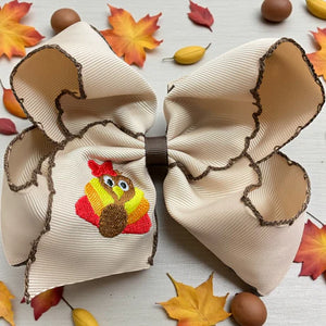 Turkey Hair Bow