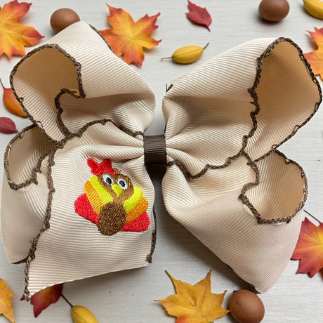 Turkey Hair Bow