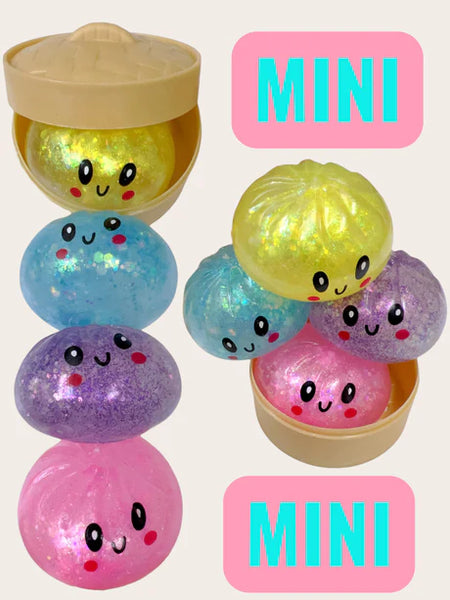Mini Glitter Dumpling Squishie