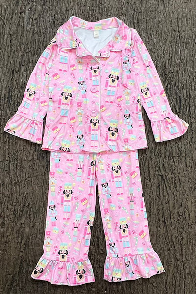 Pink Nutcracker PJ Set