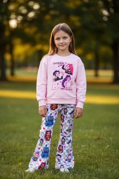 K Print Sweatshirt Bells Set