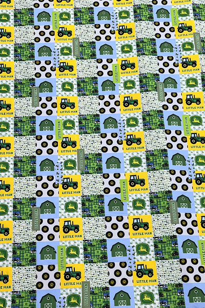 Little Man Tractor Blanket