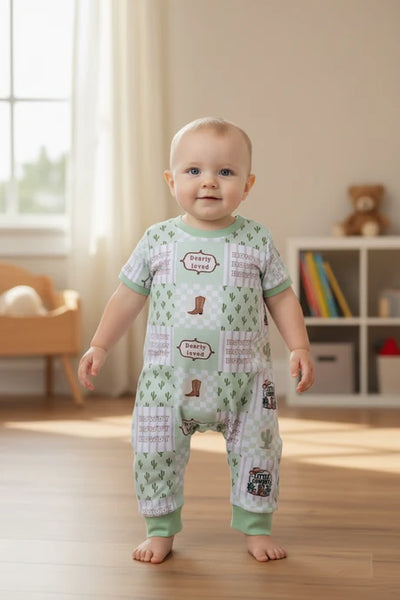 Little Cowboy Romper