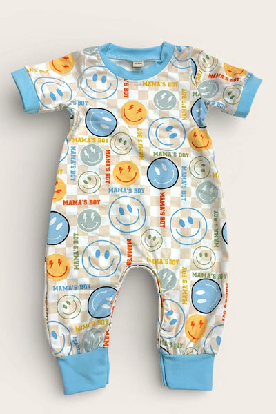 Mama's Boy Smile Romper