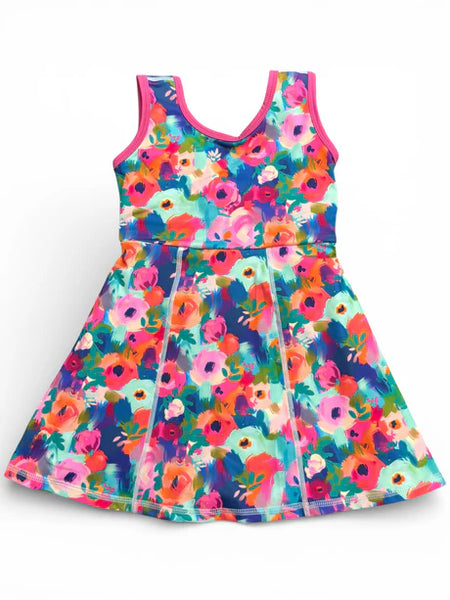 Spring Floral Athletic Skort
