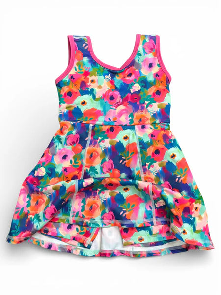 Spring Floral Athletic Skort