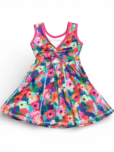 Spring Floral Athletic Skort