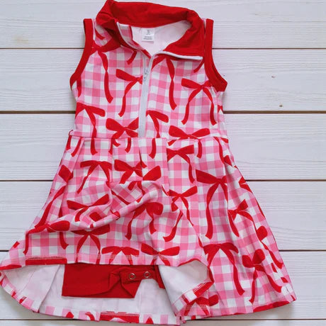 Coquette Gingham Skort Dress