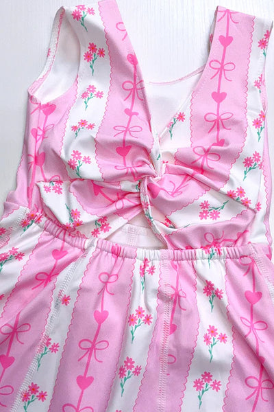 Vine of Hearts & Bows Skort Dress