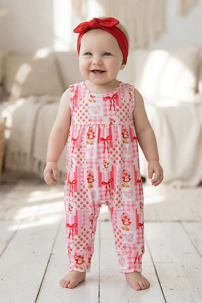 Strawberry Coquette Romper