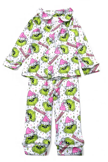Dramatic Grinch PJ Set
