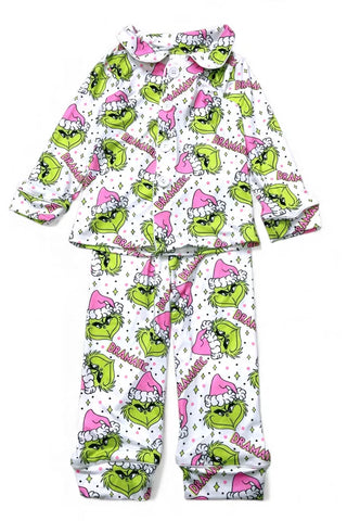 Dramatic Grinch PJ Set
